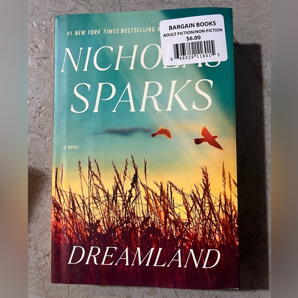 Nicholas Sparks 'Dreamland' Book
